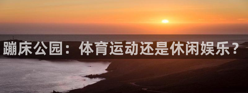 蹦床公园：体育运动还是休闲娱乐？