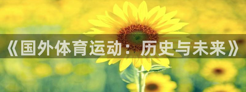 《国外体育运动：历史与未来》